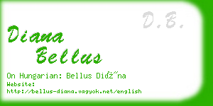 diana bellus business card